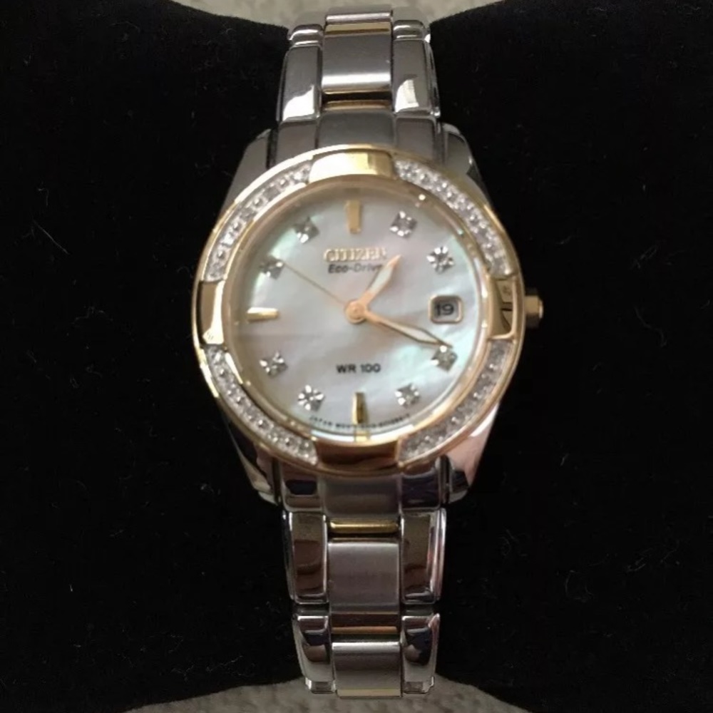 Citizen Eco-Drive Diamonds Mother of Pearl Watch